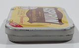 Vintage 1980s Bayer 12 Tablets Aspirin "Genuine" Acetylsalicyclic Acid Tablets DIN 260959 'Press Here' Small Pocket Size Tin Metal Hinged Pill Case EMPTY
