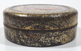 Antique Lanoline A delightfully soothing Emollient 2 3/8" Wide Tin Metal Canister