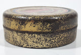 Antique Lanoline A delightfully soothing Emollient 2 3/8" Wide Tin Metal Canister