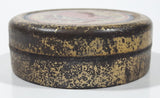 Antique Lanoline A delightfully soothing Emollient 2 3/8" Wide Tin Metal Canister