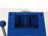 2008 Mars M&M's World Chocolate Candies 9" Tall Blue Plastic Slot Machine Candy Dispenser Lights and Sound