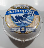 Vintage Columbia Brewery Kokanee Gold Beer On Tap 16" x 21" Double Sided Oval Shaped Light Up Bar Beer Store Sign