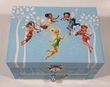 Enesco Disney Tinkerbell Fairies Wind Up Musical Jewelry Box with Drawer Plays Beethoven Fur Elise