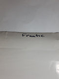 Original Vintage 1987 Frantic 27" x 40" Movie Theater Advertising Display Poster