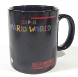 2017 Paladone SNES Super Nintendo Entertainment System Super Mario World 3 3/4" Tall Black Heat Change Ceramic Coffee Mug Cup