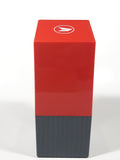 Canada Post Postes Canada 6 3/4" Tall Red and Grey Plastic Coin Bank