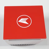 Canada Post Postes Canada 6 3/4" Tall Red and Grey Plastic Coin Bank