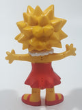 1990 Jesco 20th Century Fox The Simpsons Lisa Simpson 3 1/2" Tall Rubber Toy Figure