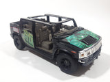 Maisto Marvel Comics The Incredible Hulk Hummer H2 Black 1/27 Scale Die Cast Toy Car Vehicle with Opening Doors Missing Parts