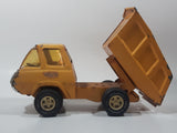 Vintage Tonka Cabover Dump Truck Yellow 9" Long Pressed Steel Die Cast Toy Car Vehicle