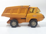 Vintage Tonka Cabover Dump Truck Yellow 9" Long Pressed Steel Die Cast Toy Car Vehicle