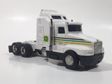 Ertl John Deere Kenworth T600A Semi Tractor Truck White Pull Back Die Cast Toy Car Vehicle