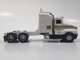 Ertl John Deere Kenworth T600A Semi Tractor Truck White Pull Back Die Cast Toy Car Vehicle