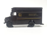 UPS Worldwide Services Delivery Truck Brown 4" Long Die Cast Toy Car Vehicle