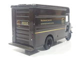 UPS Worldwide Services Delivery Truck Brown 4" Long Die Cast Toy Car Vehicle