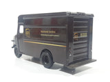 UPS Worldwide Services Delivery Truck Brown 4" Long Die Cast Toy Car Vehicle