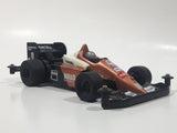 Vintage 1989 Imperial Hypersonic Bullet Car #19 Mobil 1 Duracell Formula 1 Black Copper White 5 3/4" Long Plastic and Metal Die Cast Toy Race Car Vehicle