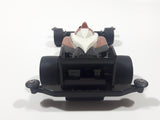 Vintage 1989 Imperial Hypersonic Bullet Car #19 Mobil 1 Duracell Formula 1 Black Copper White 5 3/4" Long Plastic and Metal Die Cast Toy Race Car Vehicle