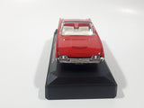Solido Sixties 4517 1961 Ford Thunderbird Convertible Red 4 3/4" Long Die Cast Toy Car Vehicle with Opening Hood in Display Case