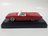 Solido Sixties 4517 1961 Ford Thunderbird Convertible Red 4 3/4" Long Die Cast Toy Car Vehicle with Opening Hood in Display Case