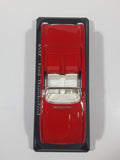 Solido Sixties 4517 1961 Ford Thunderbird Convertible Red 4 3/4" Long Die Cast Toy Car Vehicle with Opening Hood in Display Case