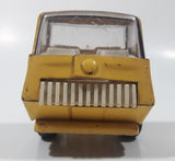 Vintage 1970s Tonka Semi Tractor Truck and Lowboy Trailer Yellow 11 1/4" Long Pressed Steel and Plastic Die Cast Toy Car Vehicle