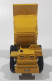 Vintage Hubley Tiny Toys LW Dump Truck Yellow Plastic and Metal Die Cast Toy Car Vehicle Made in U.S.A.