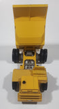 Vintage Hubley Tiny Toys LW Dump Truck Yellow Plastic and Metal Die Cast Toy Car Vehicle Made in U.S.A.