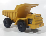 Vintage Hubley Tiny Toys LW Dump Truck Yellow Plastic and Metal Die Cast Toy Car Vehicle Made in U.S.A.