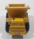 Vintage Hubley Tiny Toys LW Dump Truck Yellow Plastic and Metal Die Cast Toy Car Vehicle Made in U.S.A.