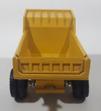 Vintage Hubley Tiny Toys LW Dump Truck Yellow Plastic and Metal Die Cast Toy Car Vehicle Made in U.S.A.