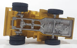 Vintage Hubley Tiny Toys LW Dump Truck Yellow Plastic and Metal Die Cast Toy Car Vehicle Made in U.S.A.