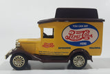 Vintage Golden Wheels Pepsi Cola Delivery Truck Yellow and Brown Die Cast Toy Car Vehicle