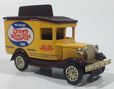 Vintage Golden Wheels Pepsi Cola Delivery Truck Yellow and Brown Die Cast Toy Car Vehicle