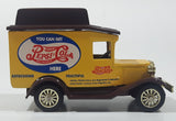 Vintage Golden Wheels Pepsi Cola Delivery Truck Yellow and Brown Die Cast Toy Car Vehicle