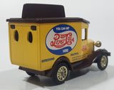 Vintage Golden Wheels Pepsi Cola Delivery Truck Yellow and Brown Die Cast Toy Car Vehicle