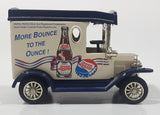 Vintage Golden Wheels Pepsi Cola Ford Model T Delivery Truck White and Blue Die Cast Toy Car Vehicle