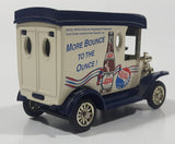 Vintage Golden Wheels Pepsi Cola Ford Model T Delivery Truck White and Blue Die Cast Toy Car Vehicle