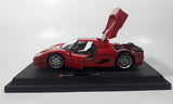 Burago Ferrari F50 Red 1/24 Scale Die Cast Toy Car Vehicle with Opening Doors and Engine Cover