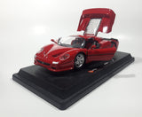Burago Ferrari F50 Red 1/24 Scale Die Cast Toy Car Vehicle with Opening Doors and Engine Cover