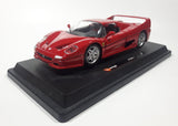 Burago Ferrari F50 Red 1/24 Scale Die Cast Toy Car Vehicle with Opening Doors and Engine Cover