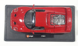 Burago Ferrari F50 Red 1/24 Scale Die Cast Toy Car Vehicle with Opening Doors and Engine Cover
