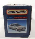 1992 Matchbox Super Kings K147 BMW 750il Teal Green Blue 1/43 Scale Die Cast Toy Car Vehicle with Opening Doors and Hood New with Box