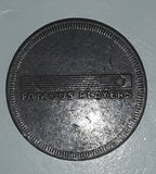 Vintage Famous Players Tech Town Gaming Game Token Metal Coin