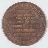 Vintage 1914 - 1964 Grand Prairie Chamber of Commerce Golden Jubilee Capital Inland Empire Trumpeter Swan Copper Metal Coin