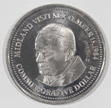 Midland Visit September 15, 1984 Pope John Paul II Commemorative Dollar Martyr's Shrine $1 Dollar Metal Coin