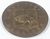 Vintage 1960s Manitoba 1870 Prairie Crocus Brass Metal Coin
