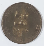 Vintage 1960s New Brunswick 1867 Purple Violet Brass Metal Coin