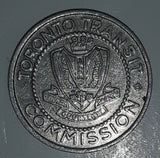 Vintage 1954 TTC Toronto Transit Commission Metal Coin Token