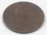 Vintage 1934 Delaware River Joint Toll Bridge Commission Pennsylvania New Jersey Good For One Passage Metal Coin Commuter Token